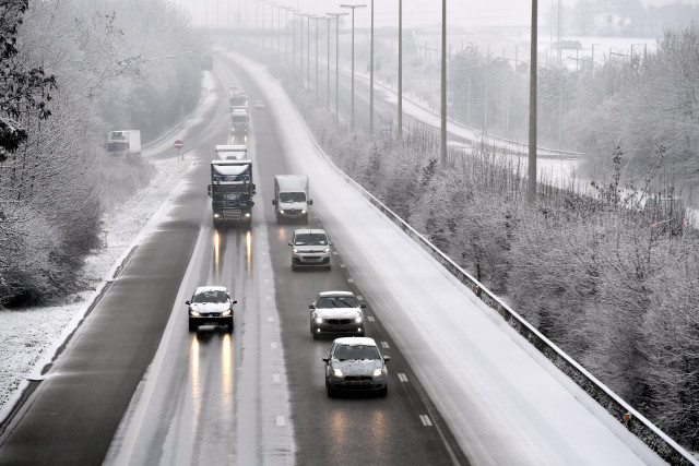 Alerte jaune aux conditions glissantes en provinces de Liège, Namur et Luxembourg