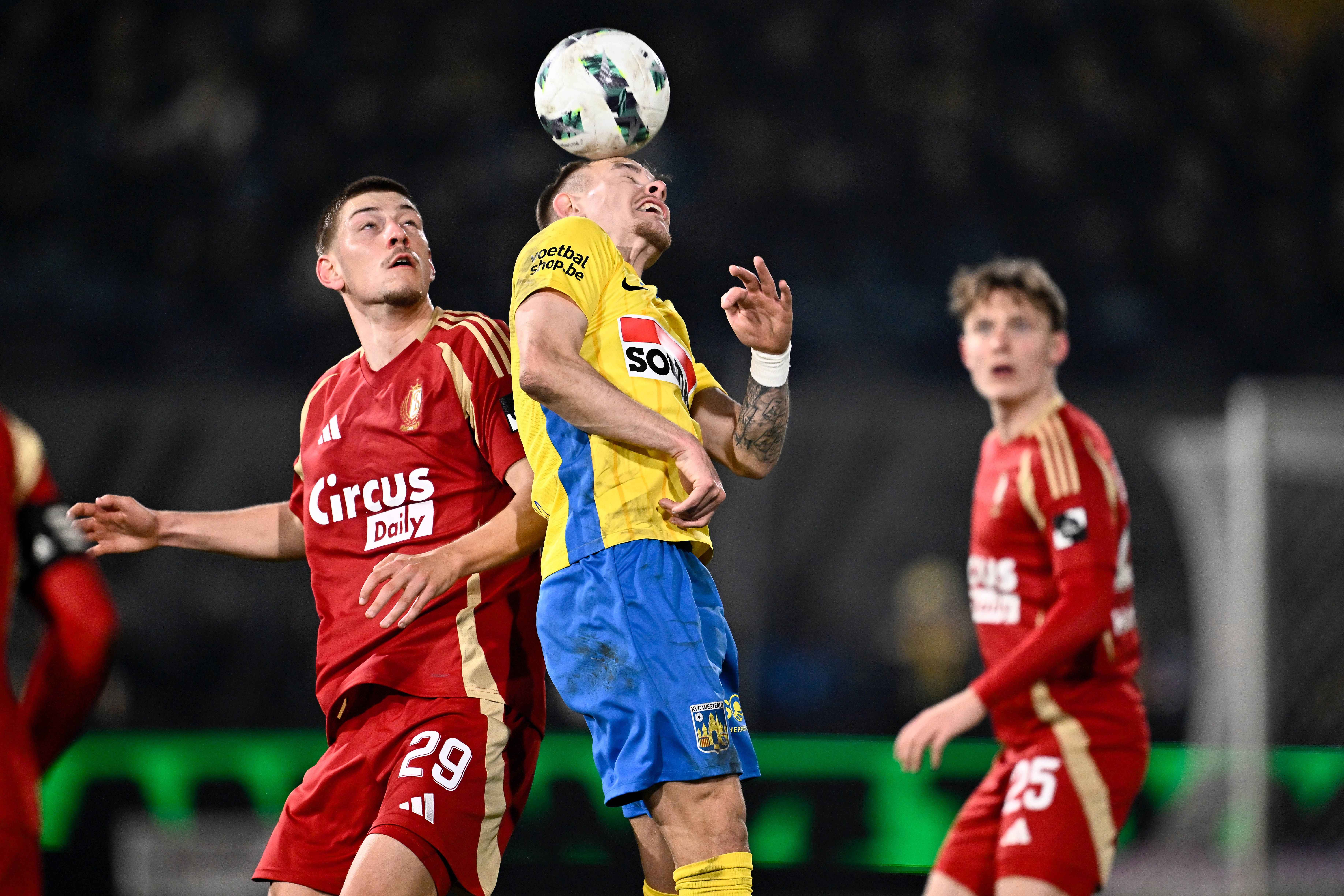 Le Standard s'incline à Westerlo et reste hors du top 6