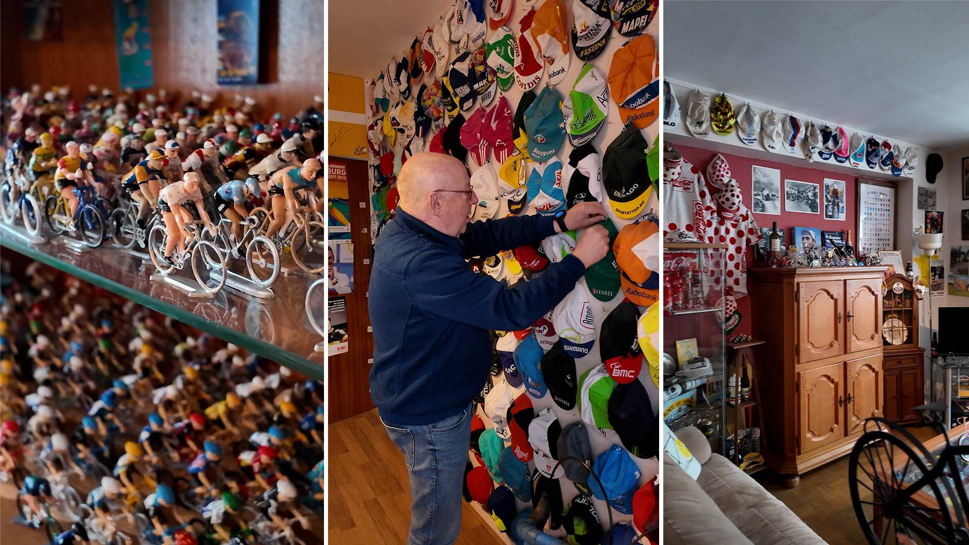 Ce passionné de cyclisme a transformé sa maison en musée