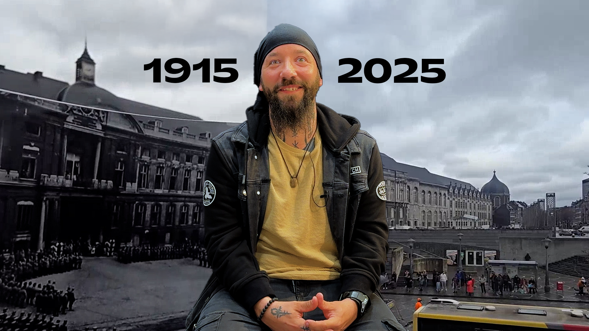 Anthony replonge dans l'histoire de Liège au travers de vidéos