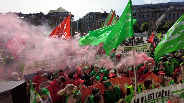Les syndicats chrétiens et socialistes à nouveau dans la rue le 29 avril