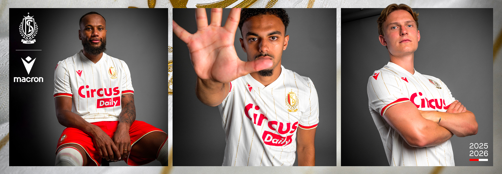 Maillot blanc pour le Standard en déplacement