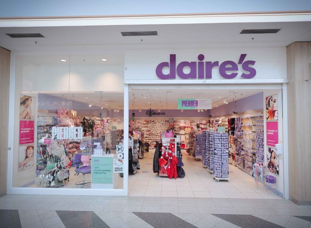 4 magasins liégeois touchés par la faillite de Claire's