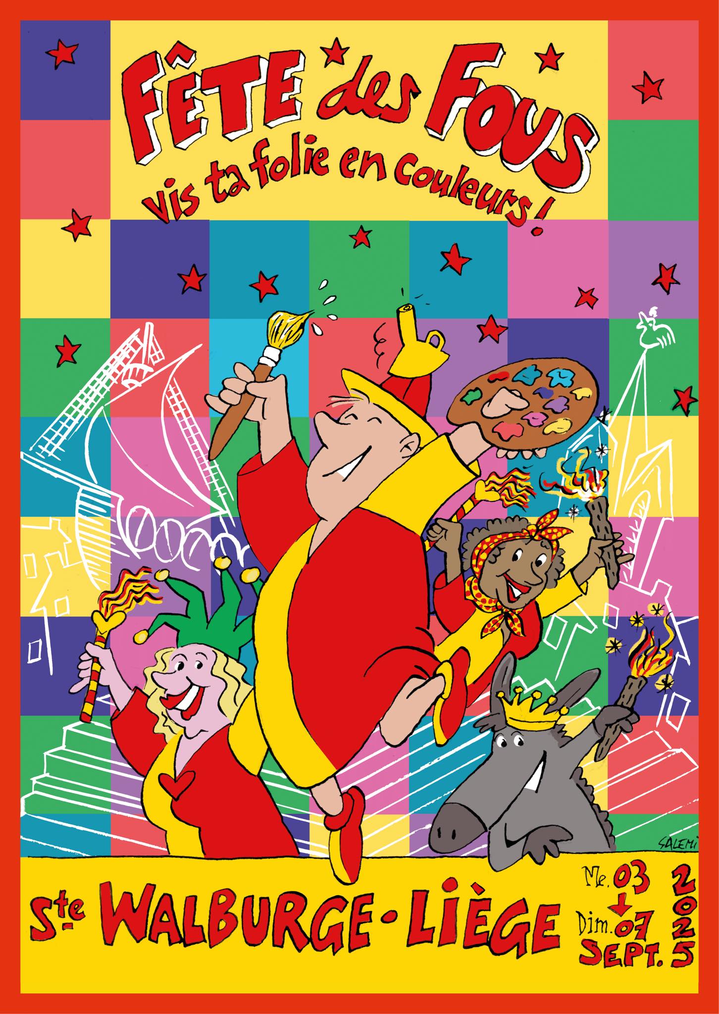 Une 51e édition de la Fête des Fous haute en couleurs à Liège