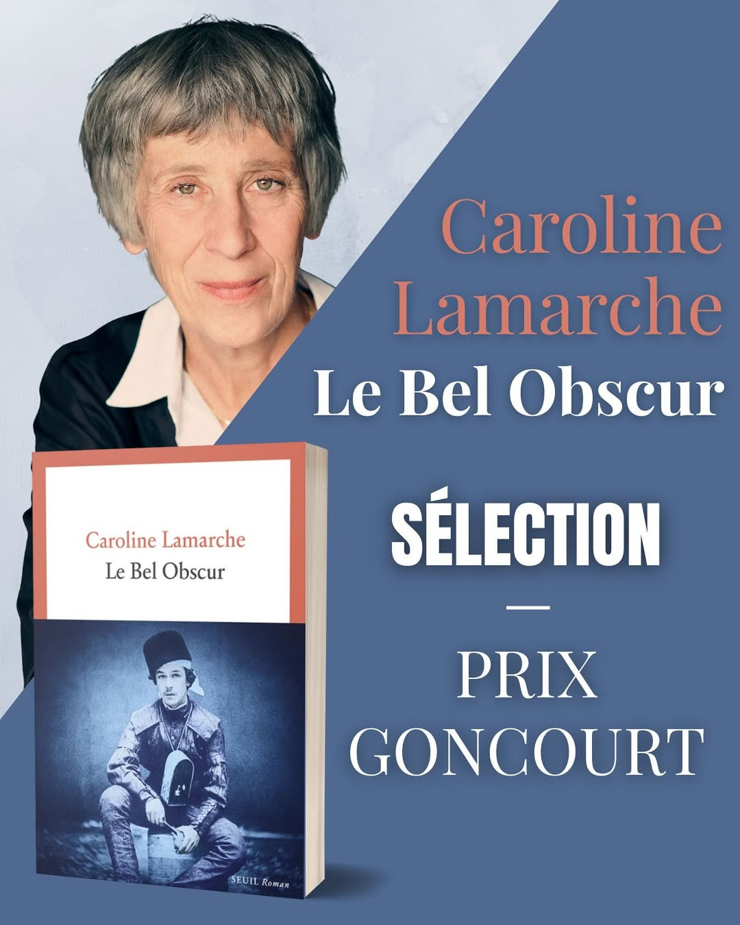 La Liégeoise Caroline Lamarche dans la course au Goncourt