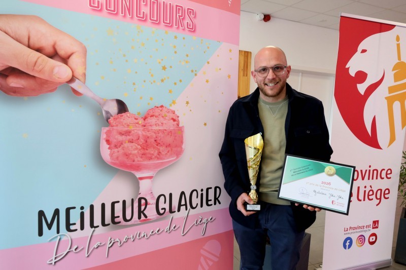 Jonathan Morabito avec son food-truck John John devient le meilleur glacier de la province de Liège