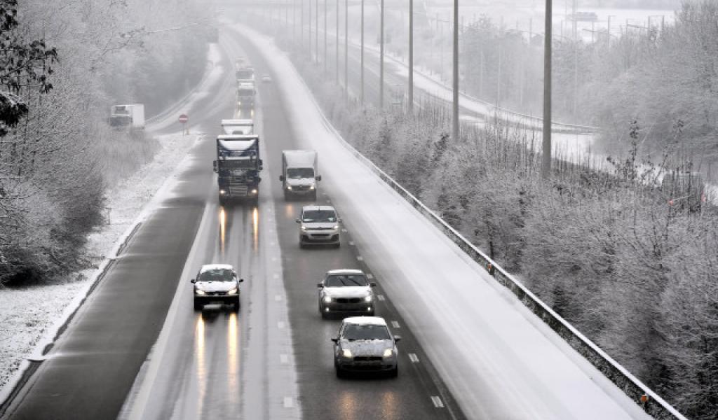 Alerte jaune aux conditions glissantes en provinces de Liège, Namur et Luxembourg