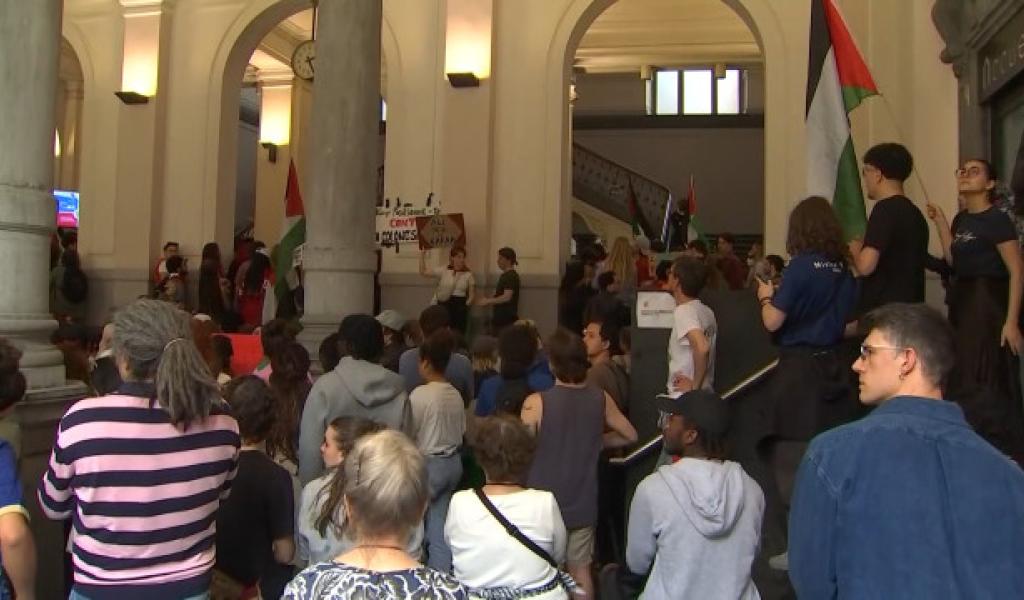 Reprise de l'occupation étudiante de l'Université de Liège pour la Palestine