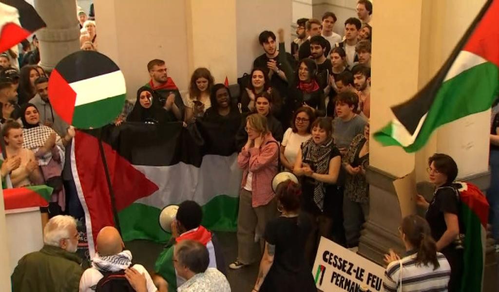 Soutien à la Palestine: les étudiants expulsés de l'ULiège