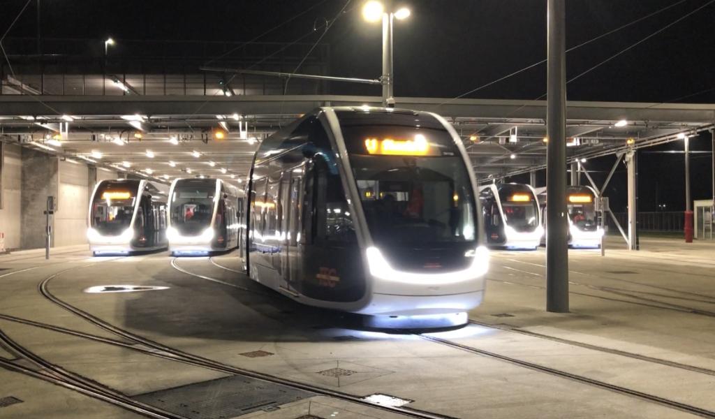 Tram en commun S7#20 : 18 rames sur la ligne, et une marche à blanc confirmée