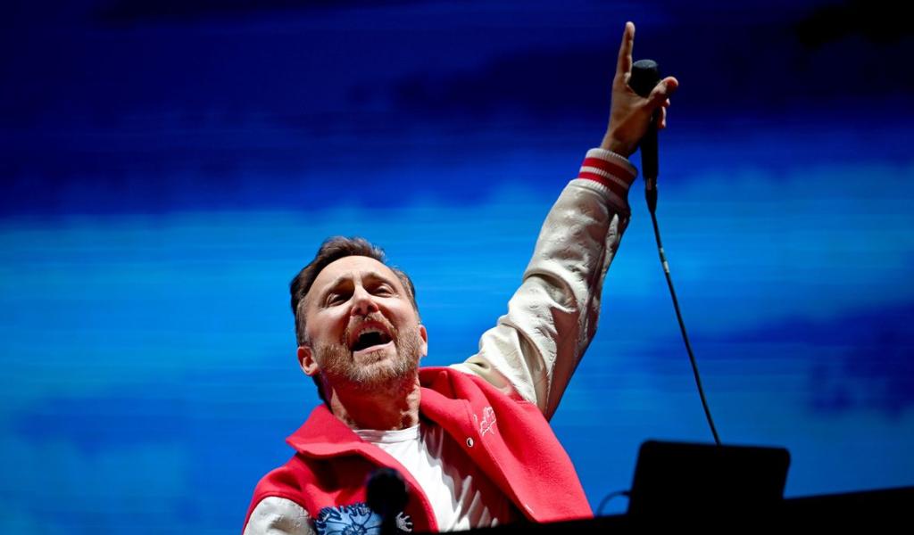 David Guetta sur la scène des Ardentes le jeudi 3 juillet