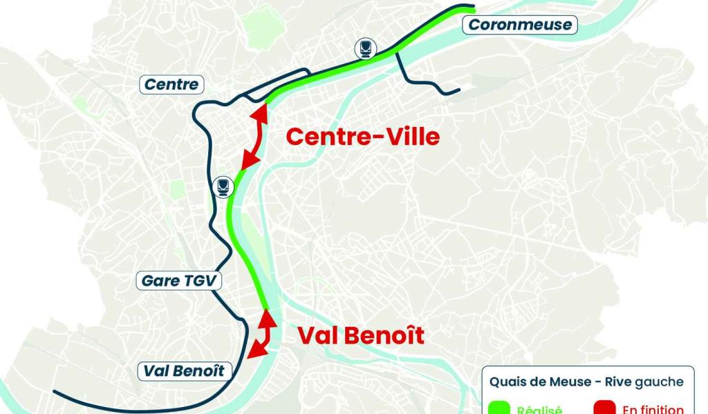 Début du chantier de réaménagement des quais de Meuse