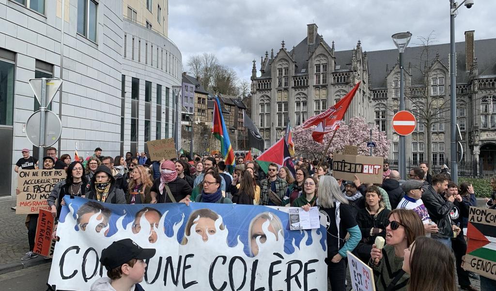 Environ 400 personnes dans les rues de Liège contre la discrimination et le racisme