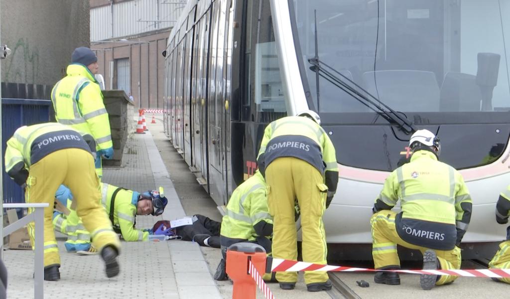 Tram : plus de 200 personnes mobilisées pour une simulation d'accident