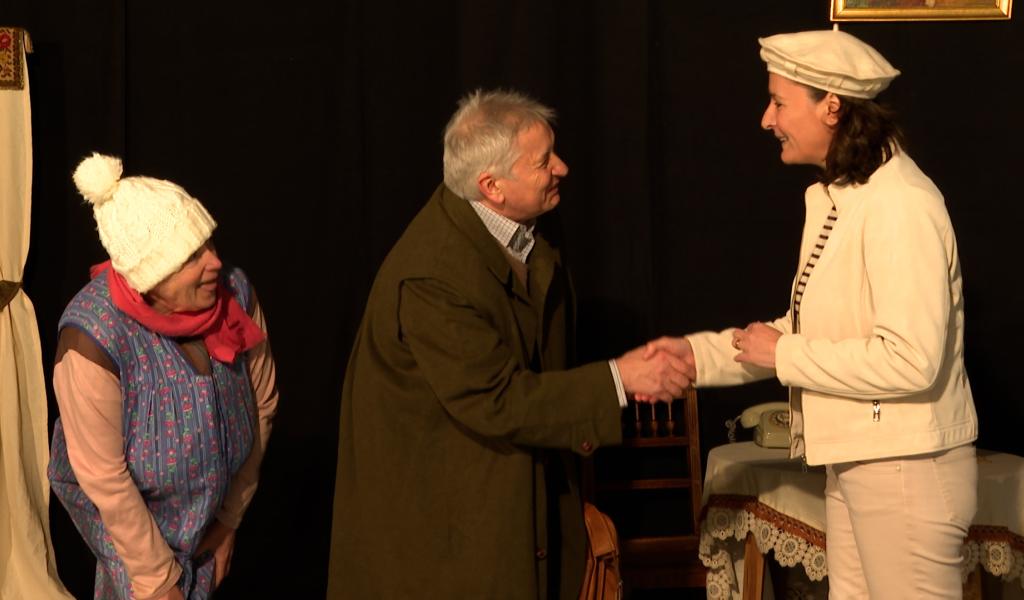 "L'héritière, une messe pour des patates" une nouvelle comédie de Gisèle Mariette avec Manue Happart et Didier Boclinville