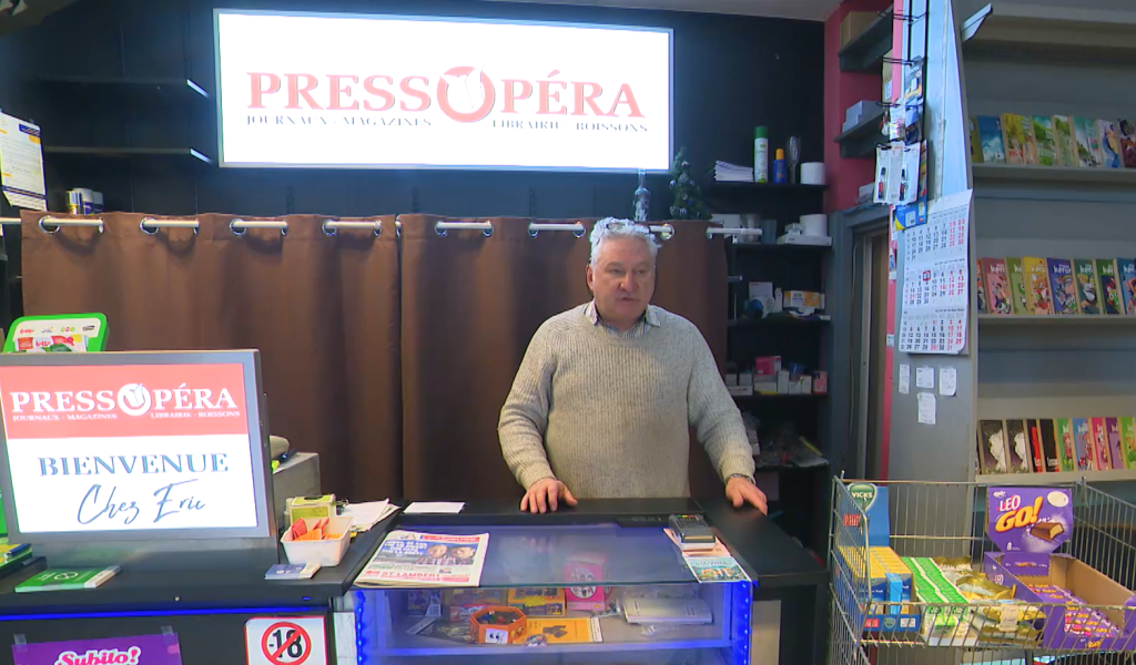 Eric, de la librairie opéra, jette l'éponge: "On ne gagne plus rien"