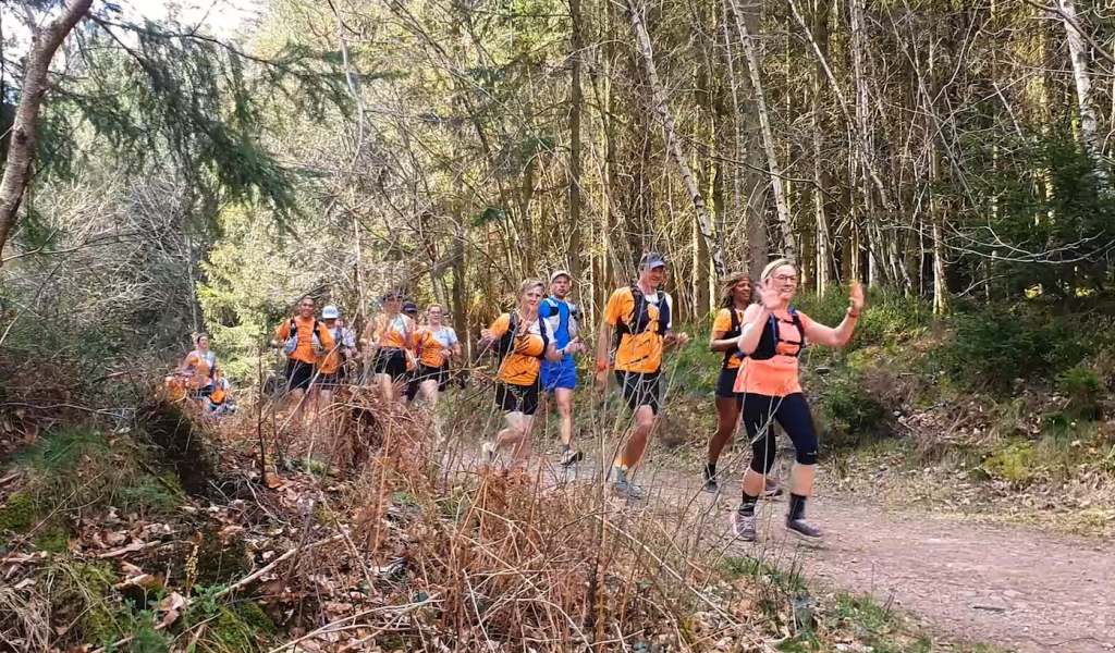 Le WAC, un club waremmien, a couru jusqu'à Botrange pour la bonne cause