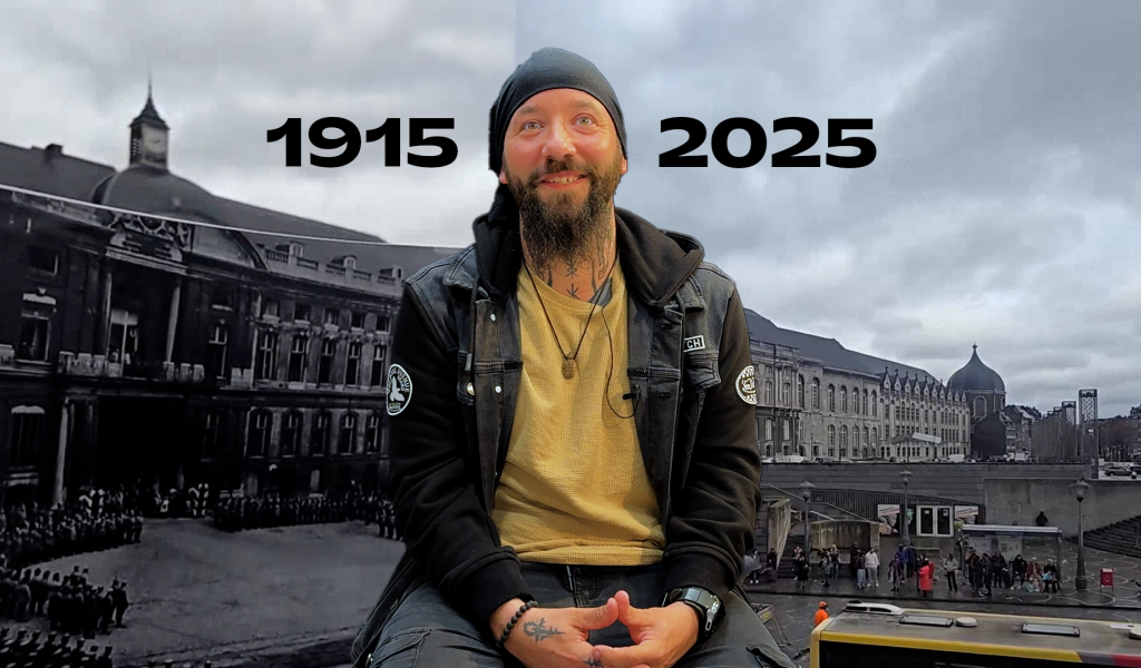 Anthony replonge dans l'histoire de Liège au travers de vidéos