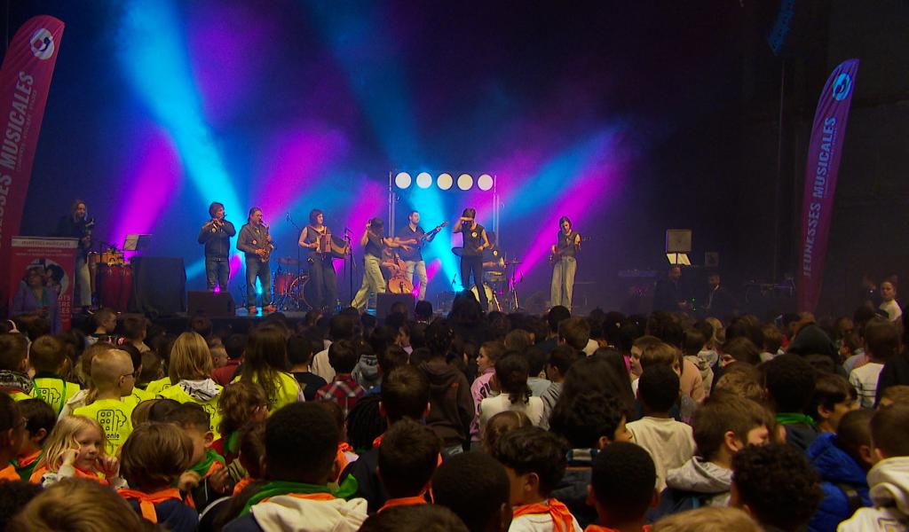 1600 enfants fêtent les 75 ans des Jeunesses Musicales de Liège