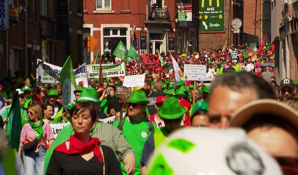 8000 manifestants à Liège pour la grève nationale