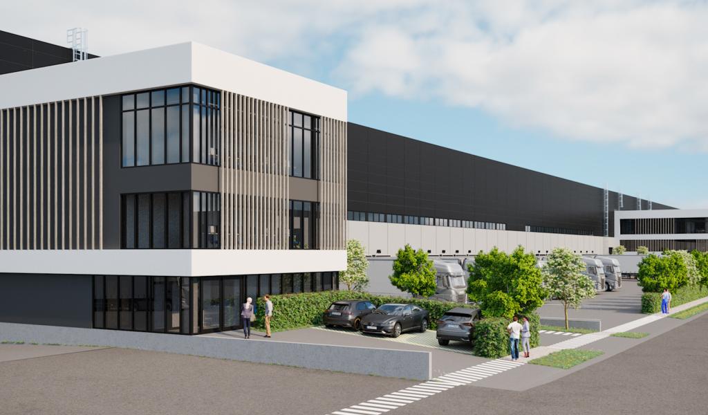 Nouveau centre logistique de 40.000 mètres carrés à Herstal