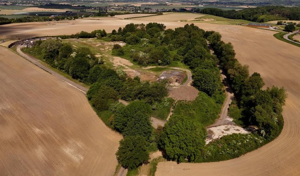 Fort d'Aubin Neufchateau :  le "bloc mortier"