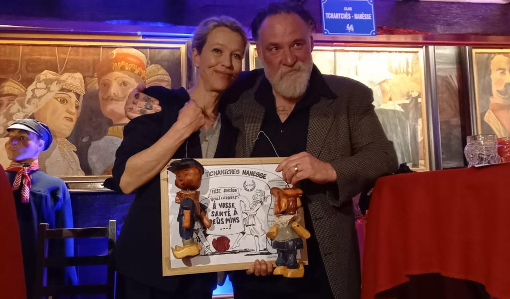 Bouli Lanners et Elise Ancion honorés par le prix Tchantchès et Nanesse