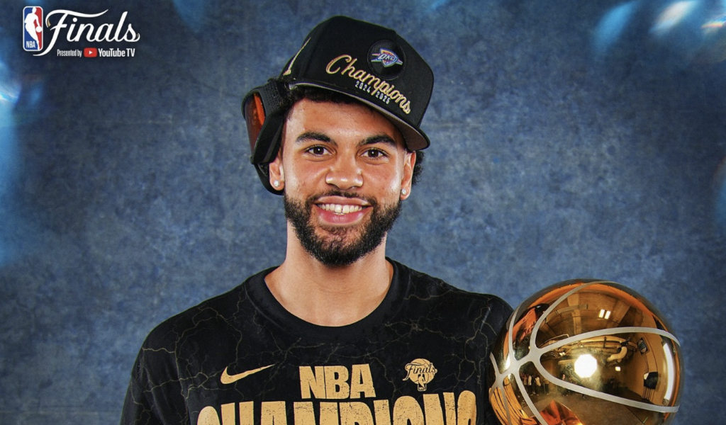Ajay Mitchell remporte le championnat NBA !