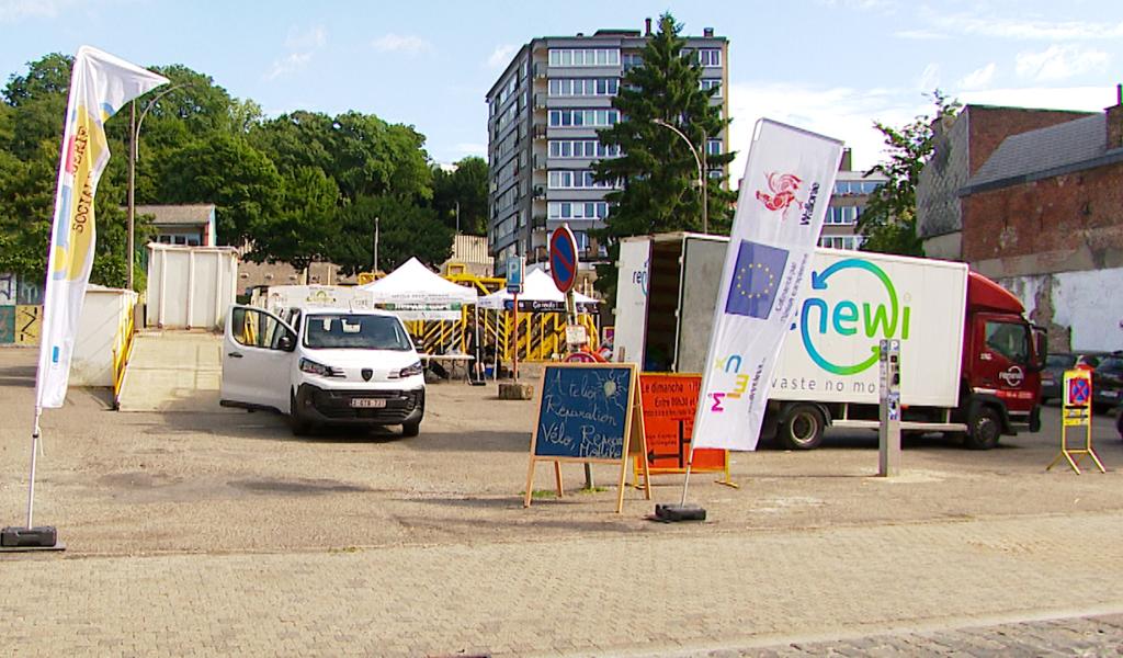Le recyparc mobile et la Conciergerie sociale à la rencontre des liégeois