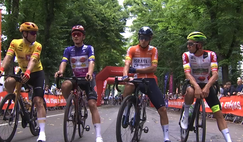 Départ de Huy pour la 2² étape du Tour de Wallonie