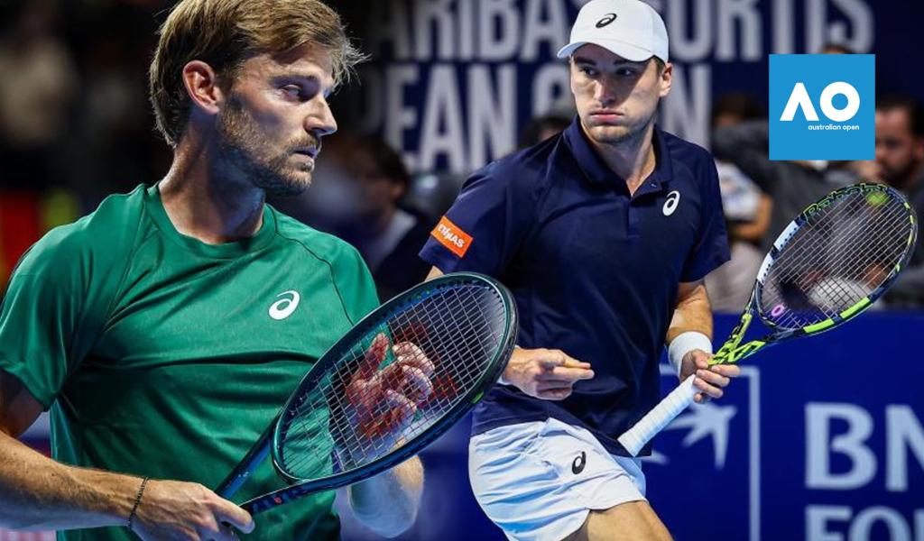 Raphaël Collignon et David Goffin sortis d'entrée