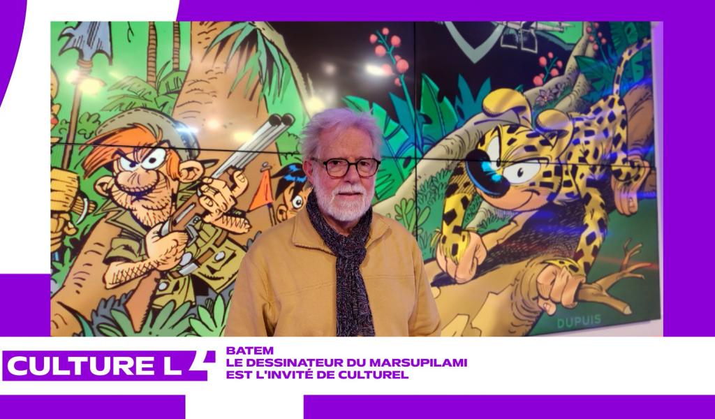 Batem, le dessinateur du Marsupilami, est l'invité de CultureL
