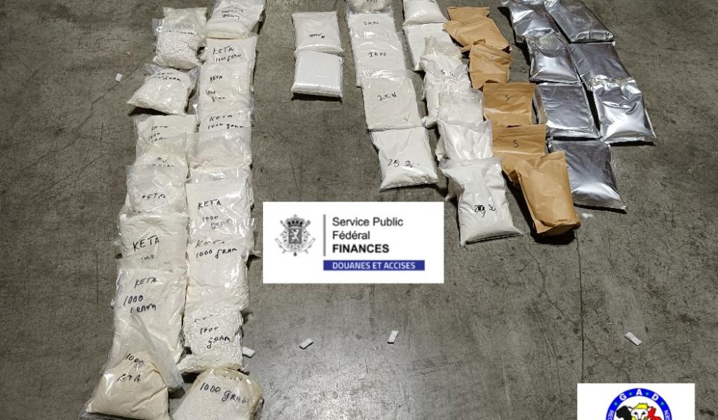 70 kg de kétamine saisis à l'aéroport de Bierset !