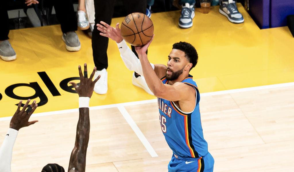NBA : Ajay Mitchell en mode record face aux Lakers