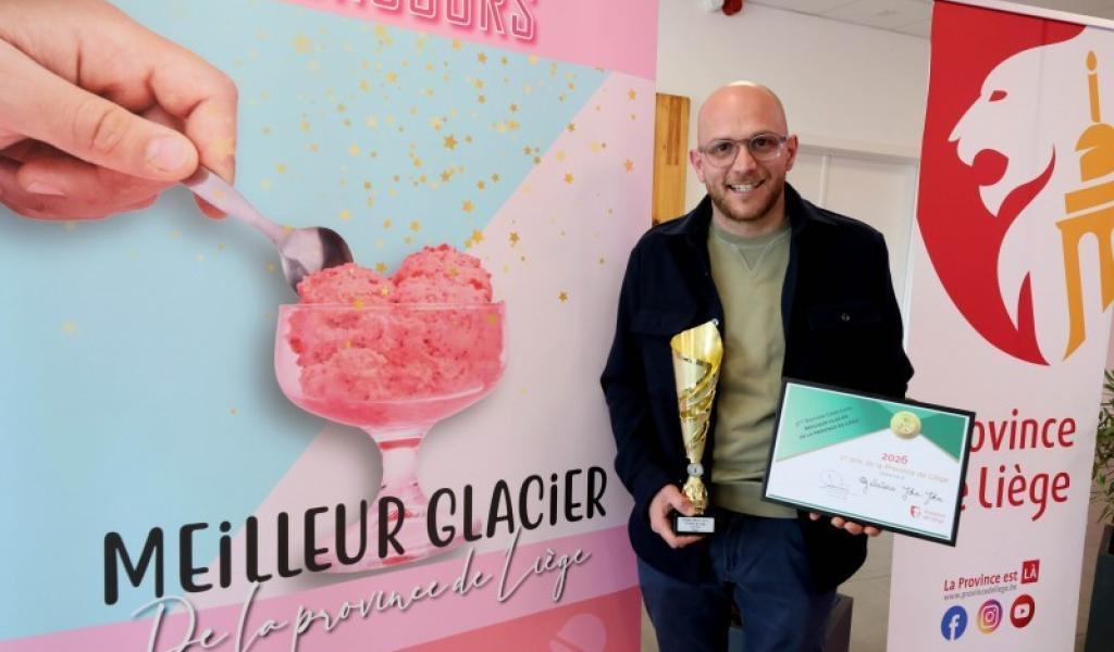 Jonathan Morabito avec son food-truck John John devient le meilleur glacier de la province de Liège