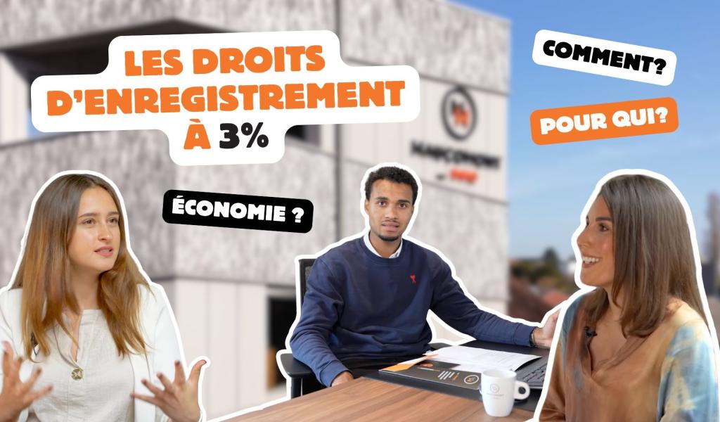 Droits d’enregistrement à 3 % : un levier pour réduire le coût d’un achat immobilier