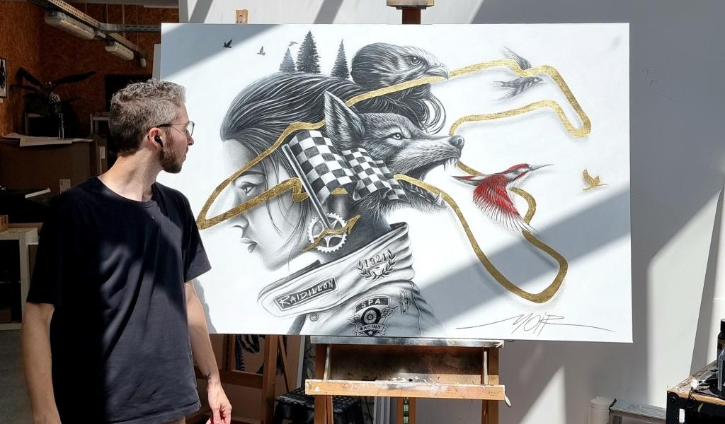 Une collaboration Noir Artist - Circuit de Spa-Francorchamps