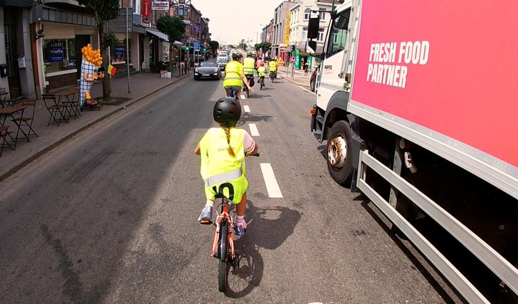 Rouler à vélo dans la circulation