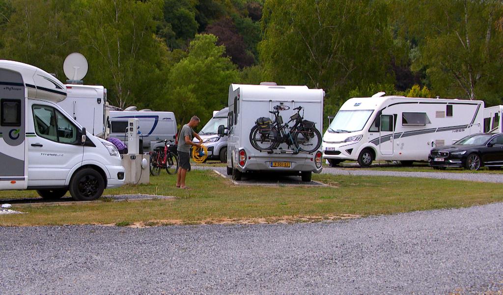 L'aire de camping de Hamoir fait un carton auprès des touristes