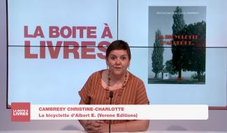 Boite à livres - Christine-Charlotte Cambresy, La bicyclette d'Albert E (Verone Editions)