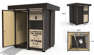 Tram En Commun S5#10 : le sonomaton attend les voix des Liégeois
