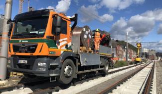 Tram En Commun S5#3 : l'installation de la Ligne Aérienne de Contact 