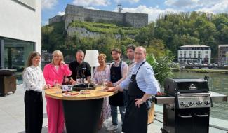 Les crevettes grillées à l'ail