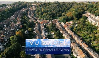 Le Laveu-Burenville et Glain - Vu du ciel