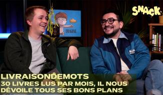 Snack : LivraisonDeMots, l'incroyable histoire de l'influenceur littéraire liégeois aux 100.000 abonnés