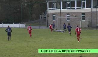 P1 : Xhoris empêche Wanze/Bas-Oha d'aligner une 8ème victoire de rang