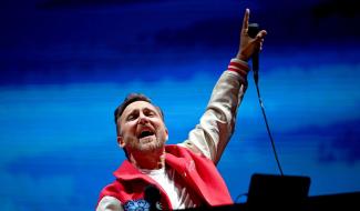 David Guetta sur la scène des Ardentes le jeudi 3 juillet