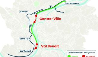 Début du chantier de réaménagement des quais de Meuse