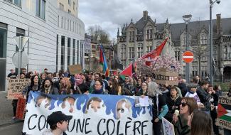 Environ 400 personnes dans les rues de Liège contre la discrimination et le racisme