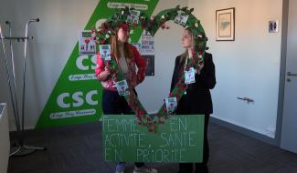 Stress des femmes au travail: la CSC sensibilise